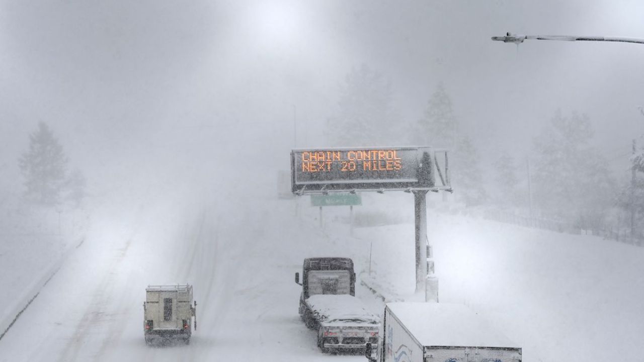 Sierra Nevada Blizzard: Interstate 80 Closed, Ski Resorts Shuttered