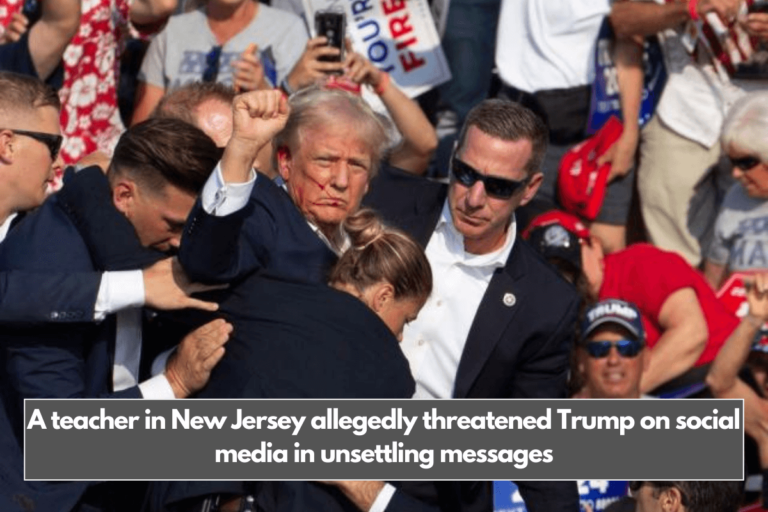 A teacher in New Jersey allegedly threatened Trump on social media in unsettling messages