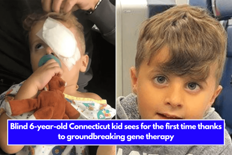 Blind 6-year-old Connecticut kid sees for the first time thanks to groundbreaking gene therapy