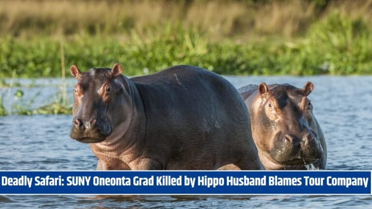 Deadly Safari SUNY Oneonta Grad Killed by Hippo Husband Blames Tour Company