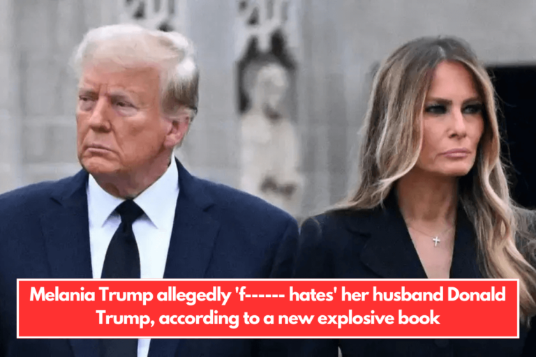 Melania Trump allegedly 'f------ hates' her husband Donald Trump, according to a new explosive book