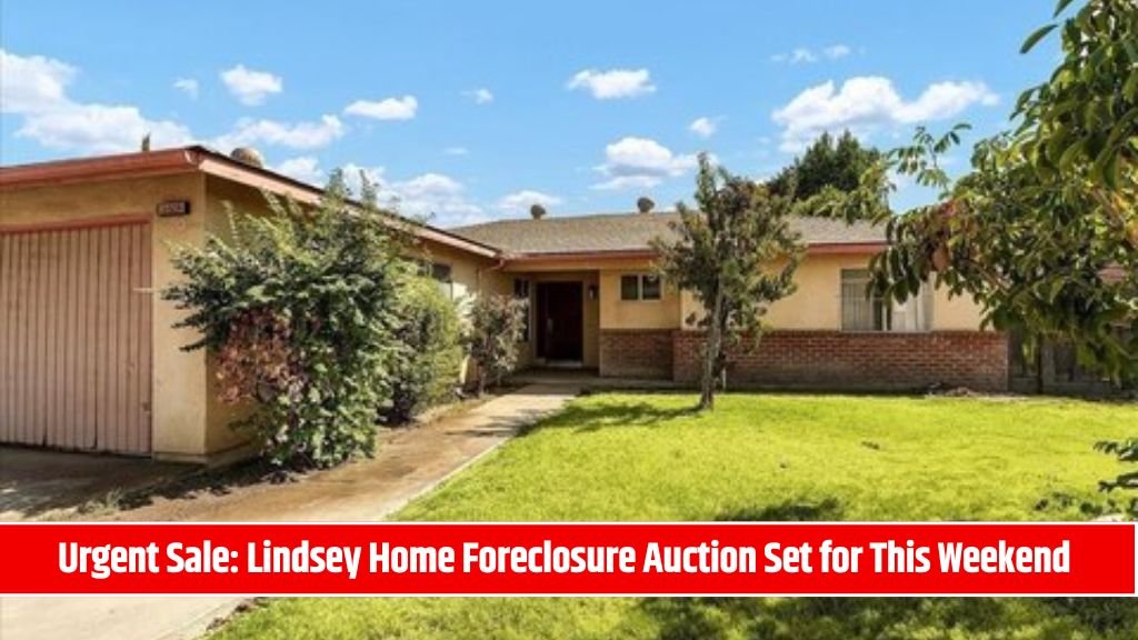 Urgent Sale Lindsey Home Foreclosure Auction Set for This Weekend